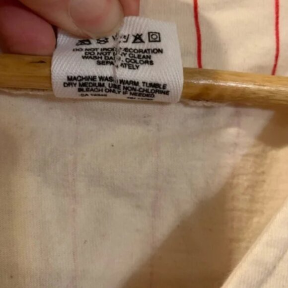 Wilson Red and White Baseball Jersey - Picture 4 of 5